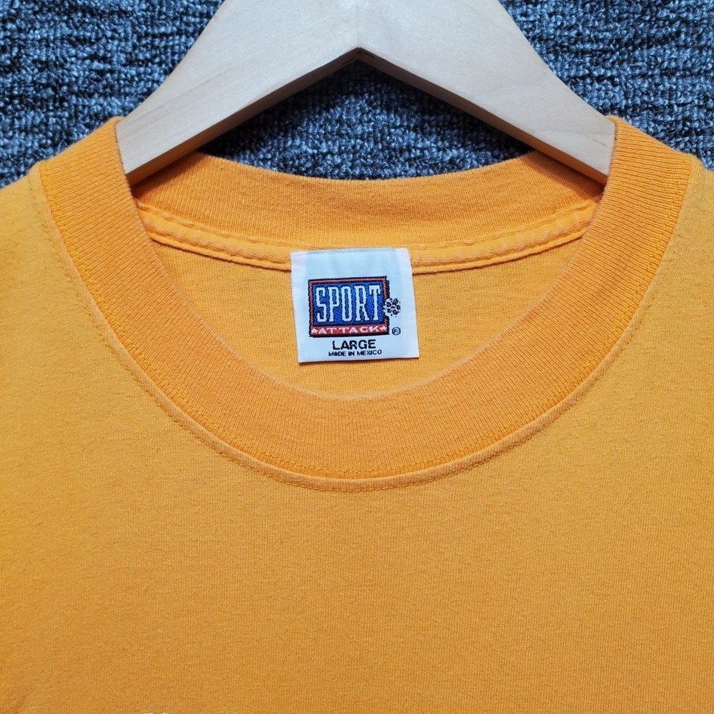 Vintage Tennessee Volunteers T Shirt Mens Large L Sport Attack Orange NCAA UT - Picture 6 of 11